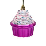 Cupcake decoraties roze/wit-Kerstdecoratie-zerostock-opkoper