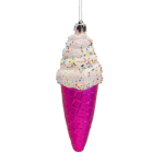 Kersthanger ijsje multicolor met glitter-Kerstdecoratie-zerostock-opkoper