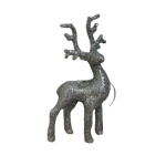 Hangend hert zilver glitter - Kerstdecoratie - zerostock - opkoper