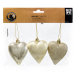 Hangende hartjes goud assorti - Kerstdecoratie - zerostock - opkoper